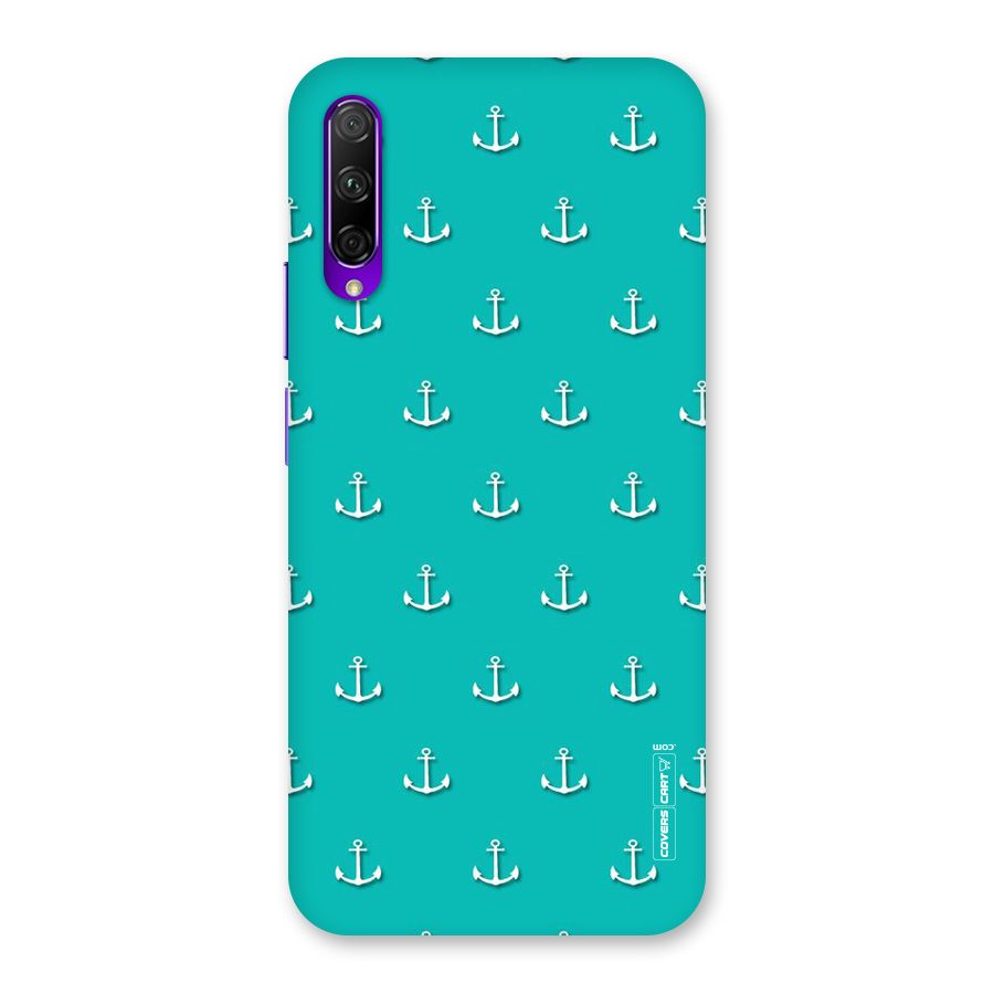 Light Blue Anchor Back Case for Honor 9X Pro