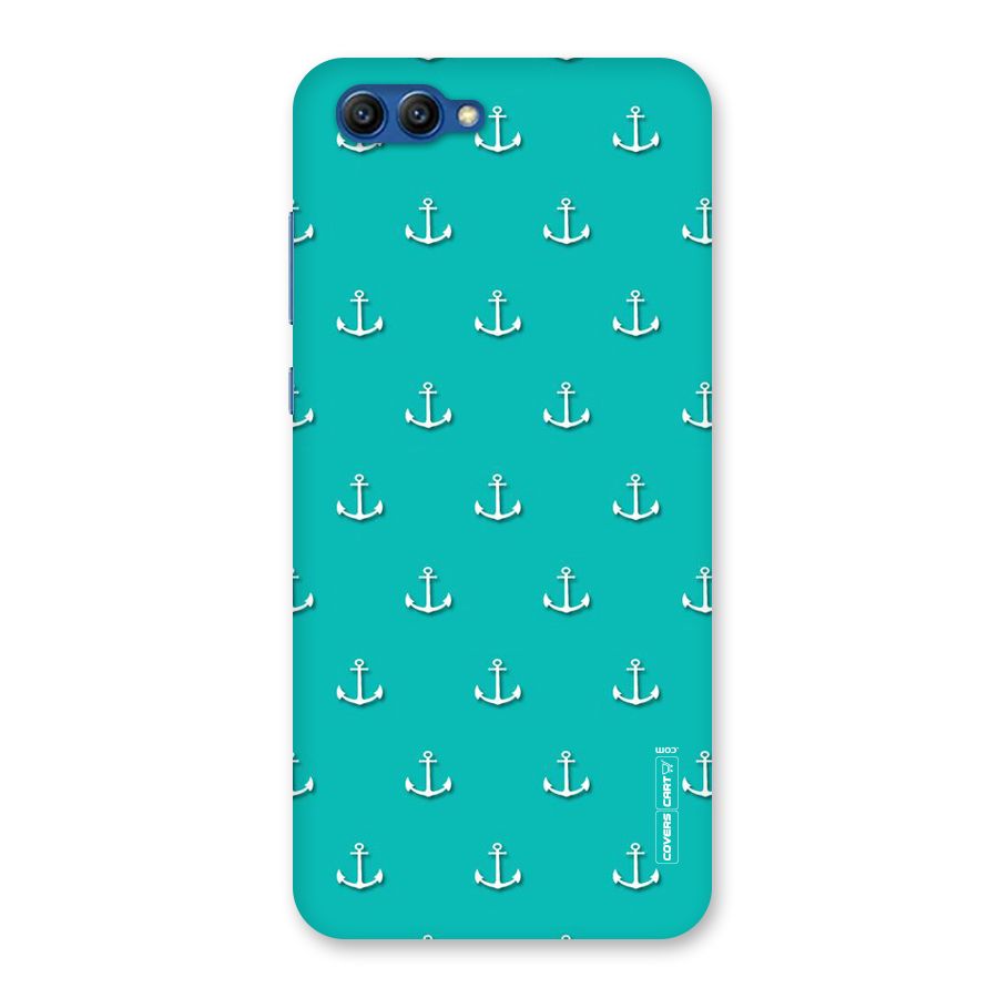 Light Blue Anchor Back Case for Honor View 10