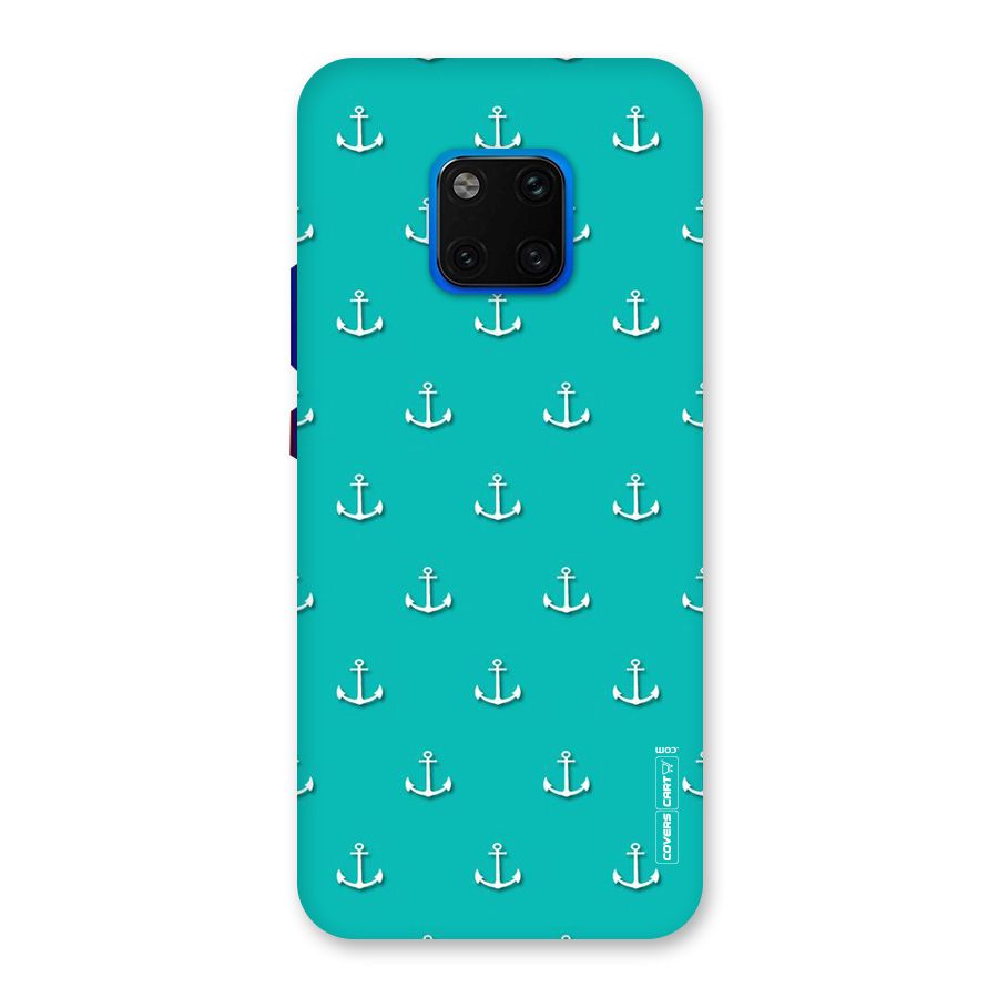 Light Blue Anchor Back Case for Huawei Mate 20 Pro