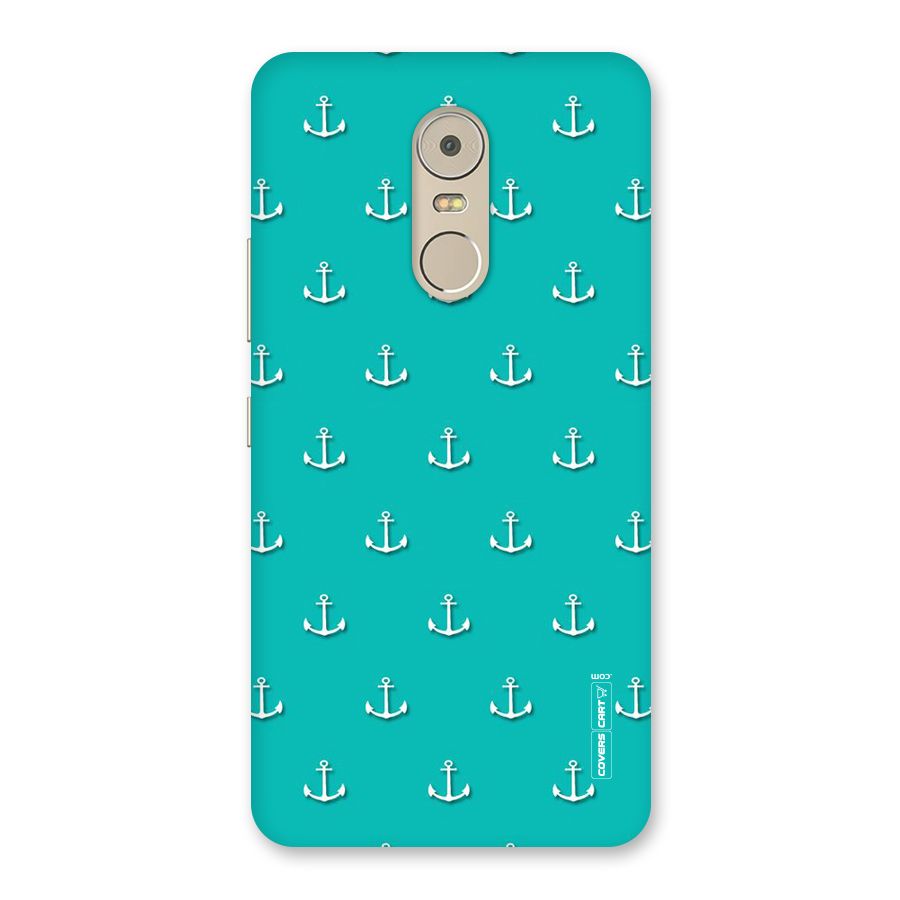 Light Blue Anchor Back Case for Lenovo K6 Note
