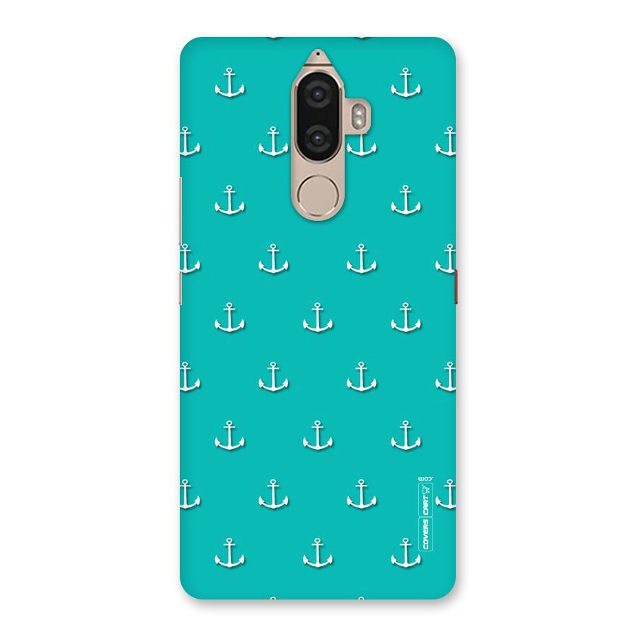 Light Blue Anchor Back Case for Lenovo K8 Note