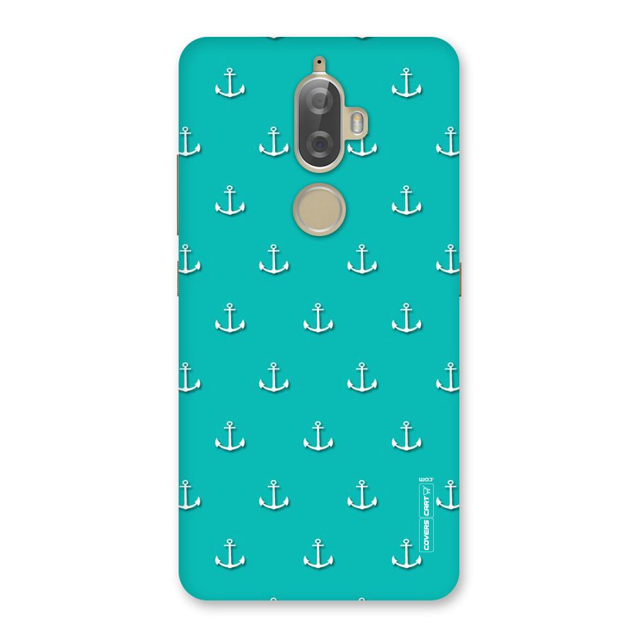 Light Blue Anchor Back Case for Lenovo K8 Plus