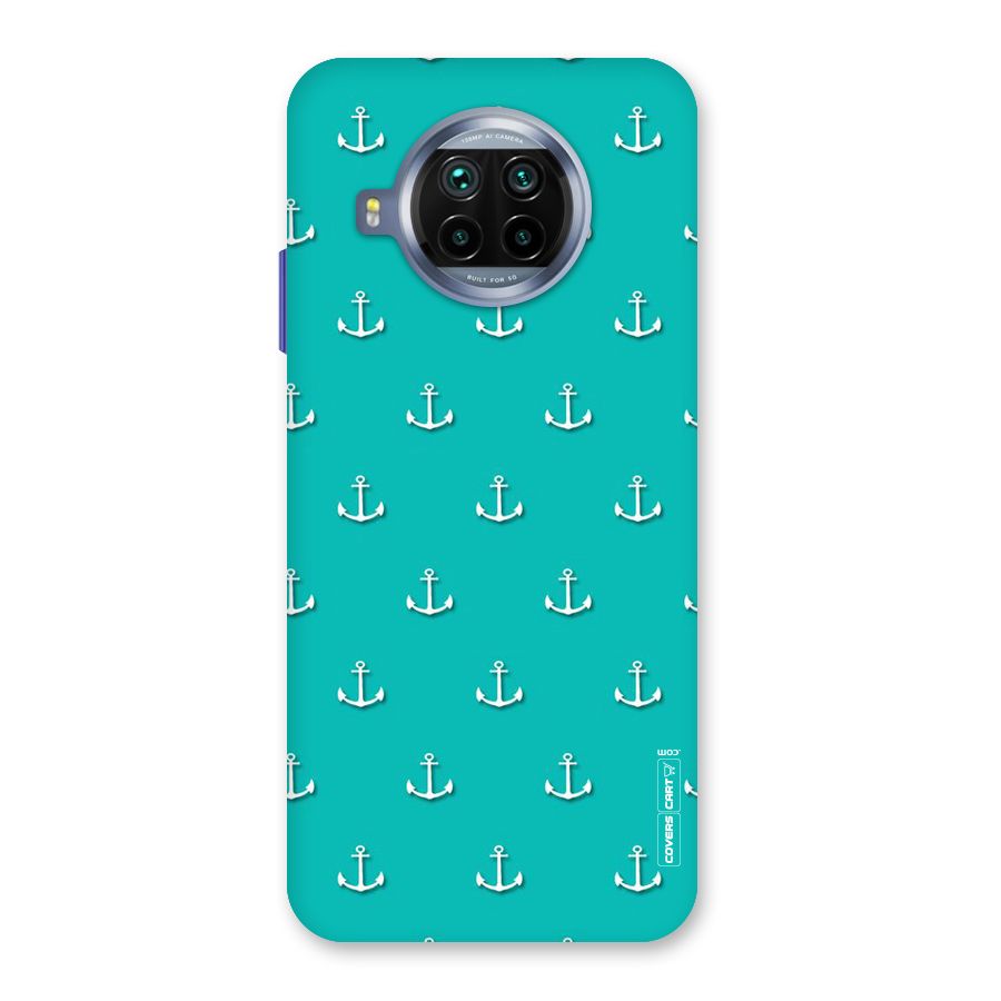 Light Blue Anchor Back Case for Mi 10i