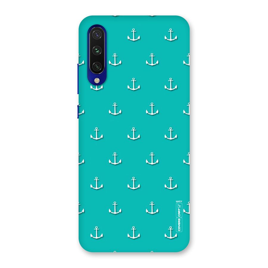 Light Blue Anchor Back Case for Mi A3
