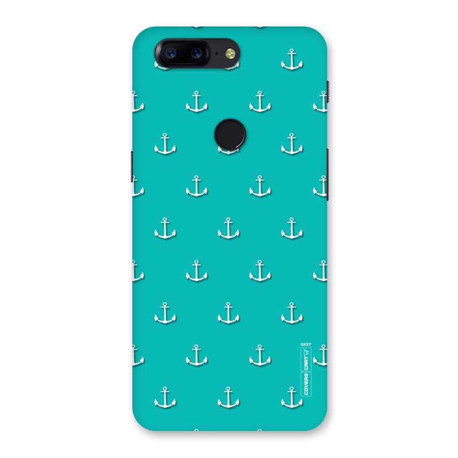 Light Blue Anchor Back Case for OnePlus 5T