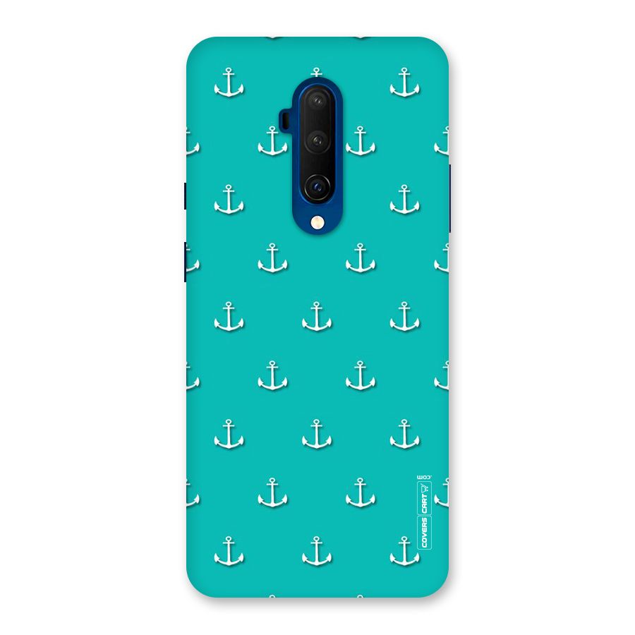 Light Blue Anchor Back Case for OnePlus 7T Pro