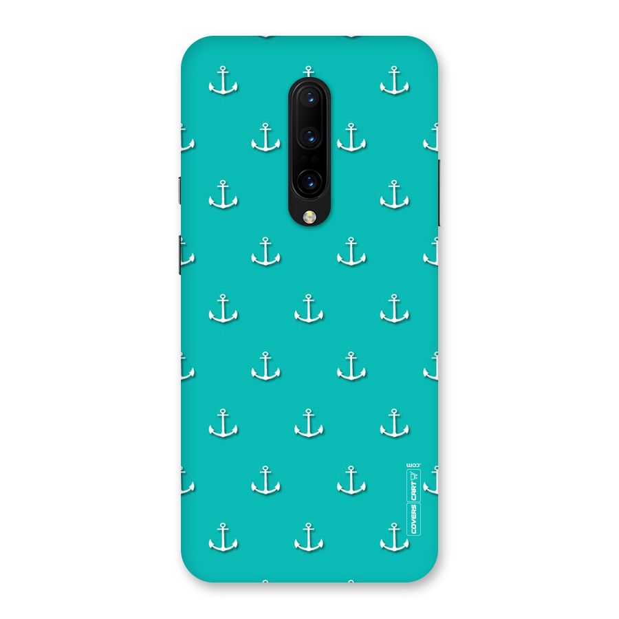 Light Blue Anchor Back Case for OnePlus 7 Pro