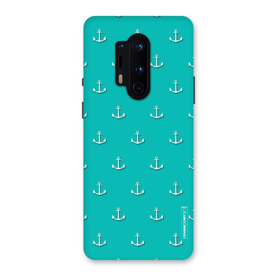 Light Blue Anchor Back Case for OnePlus 8 Pro