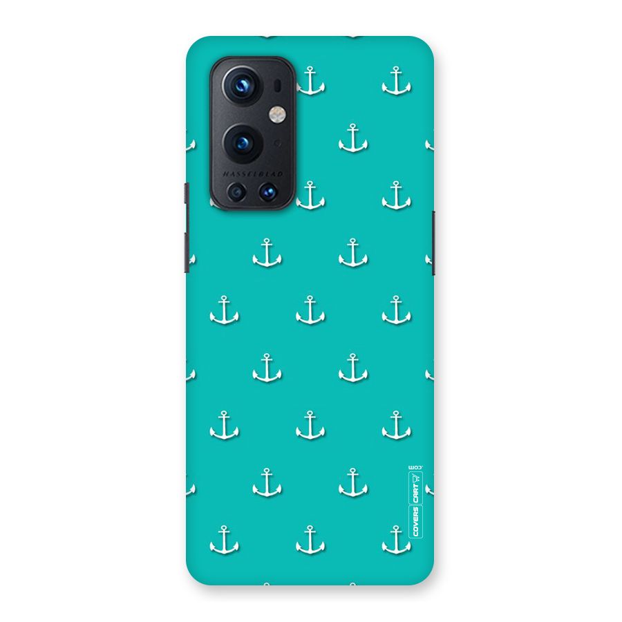 Light Blue Anchor Back Case for OnePlus 9 Pro