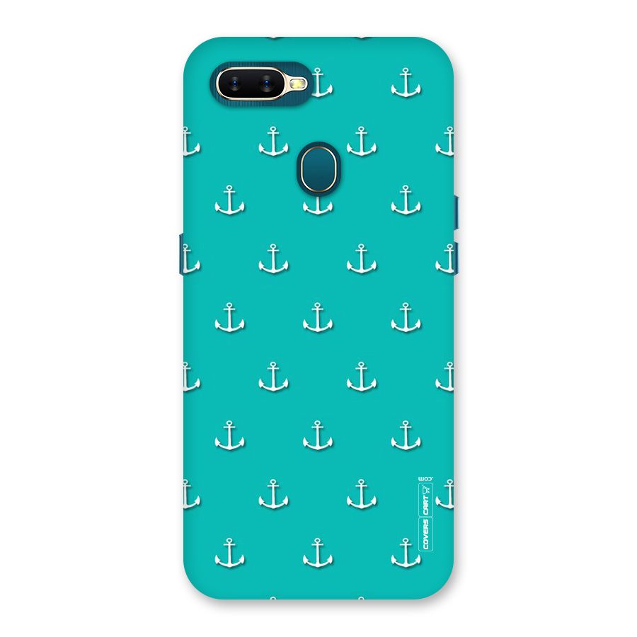 Light Blue Anchor Back Case for Oppo A11k