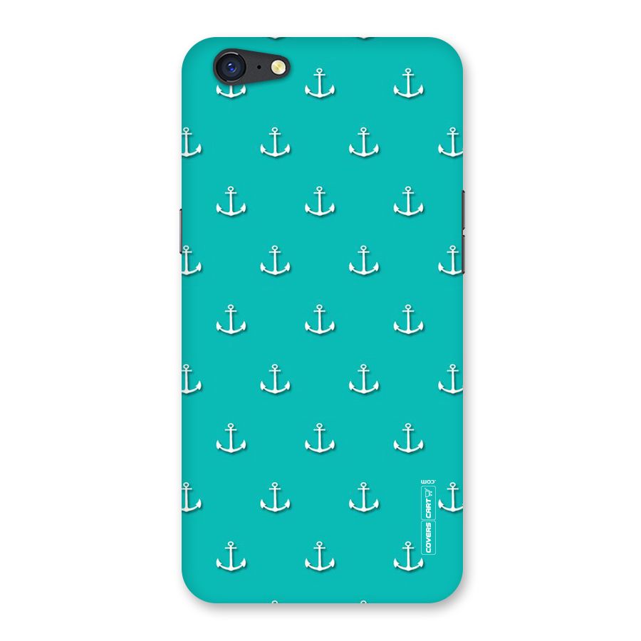 Light Blue Anchor Back Case for Oppo A71
