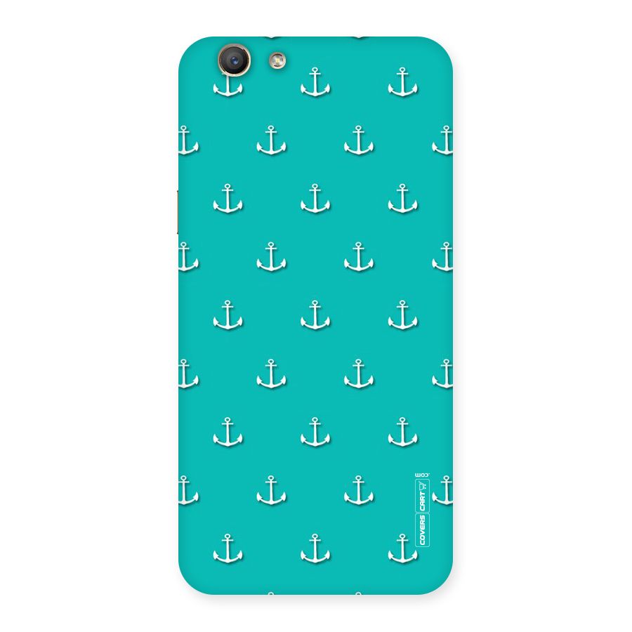 Light Blue Anchor Back Case for Oppo F1s