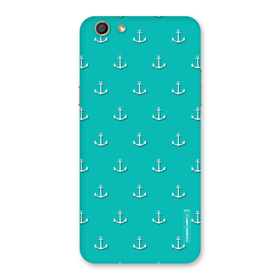 Light Blue Anchor Back Case for Oppo F3