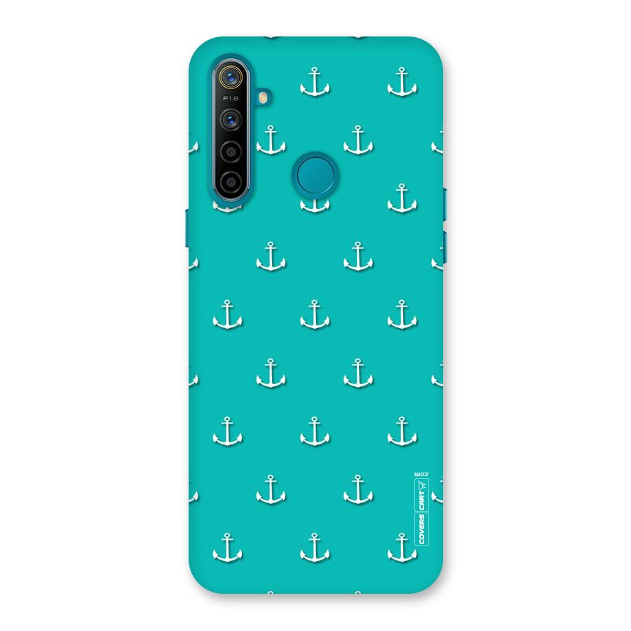 Light Blue Anchor Back Case for Realme 5i