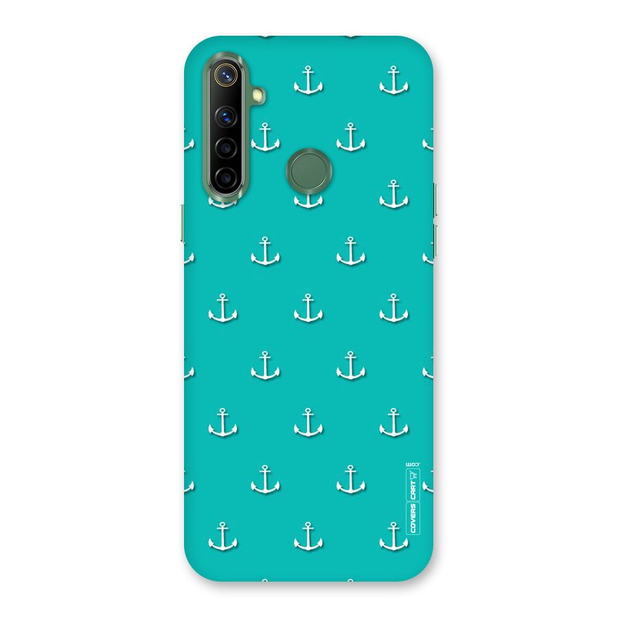 Light Blue Anchor Back Case for Realme Narzo 10