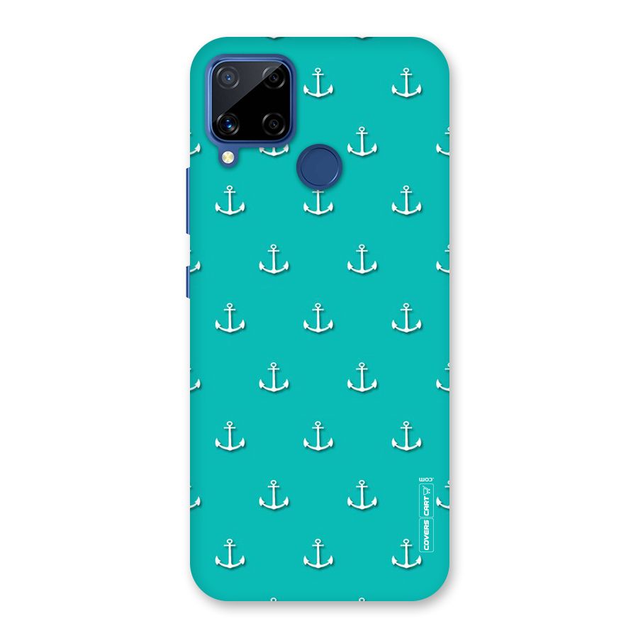 Light Blue Anchor Back Case for Realme Narzo 30A