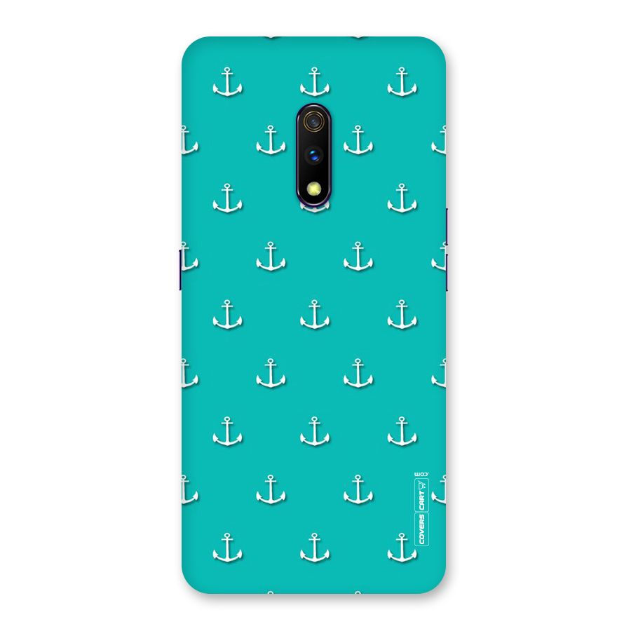 Light Blue Anchor Back Case for Realme X