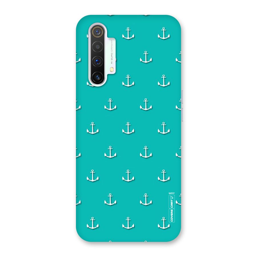 Light Blue Anchor Back Case for Realme X3 SuperZoom
