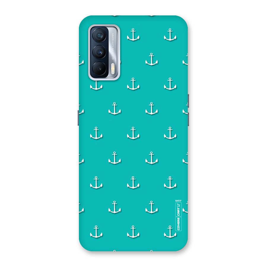 Light Blue Anchor Back Case for Realme X7