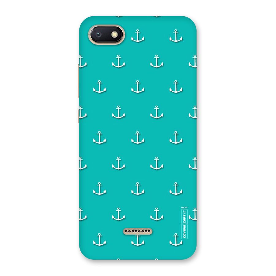 Light Blue Anchor Back Case for Redmi 6A