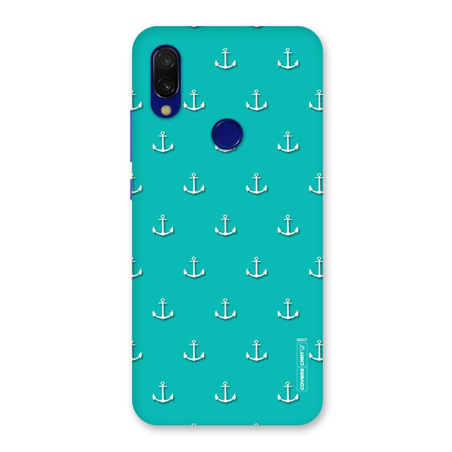 Light Blue Anchor Back Case for Redmi 7