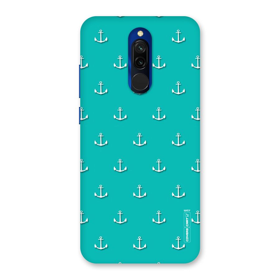 Light Blue Anchor Back Case for Redmi 8