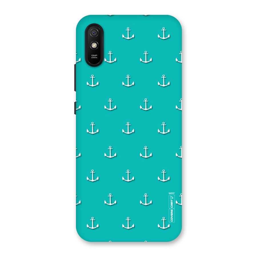 Light Blue Anchor Back Case for Redmi 9i