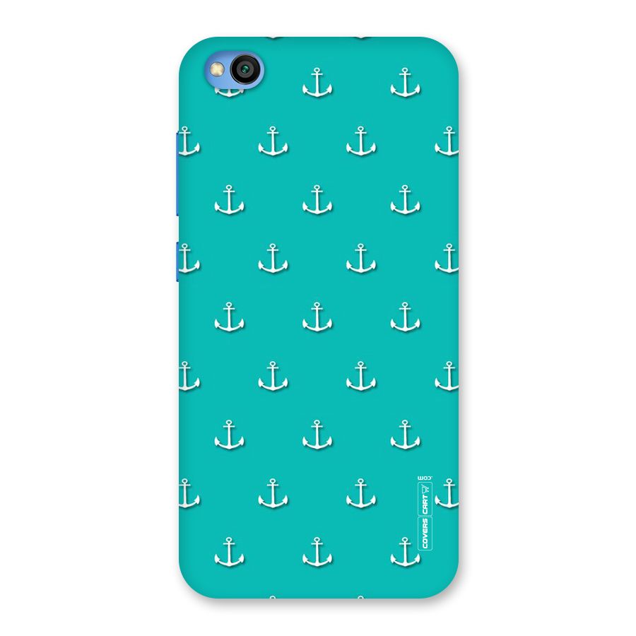 Light Blue Anchor Back Case for Redmi Go