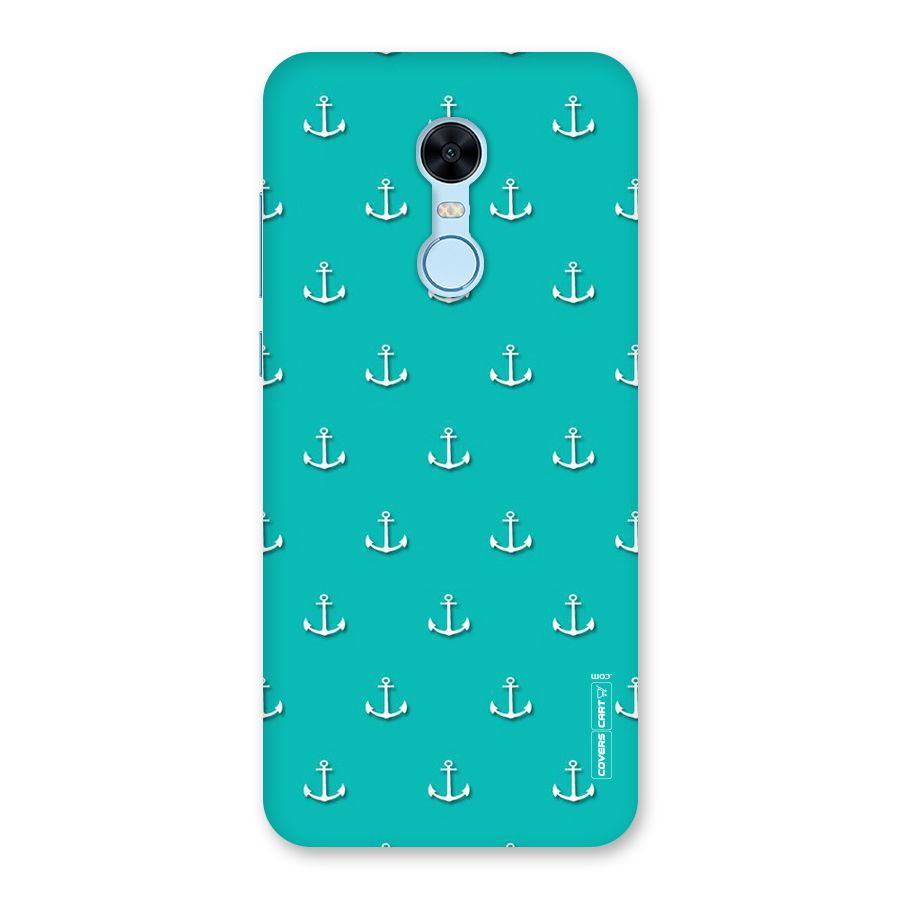 Light Blue Anchor Back Case for Redmi Note 5
