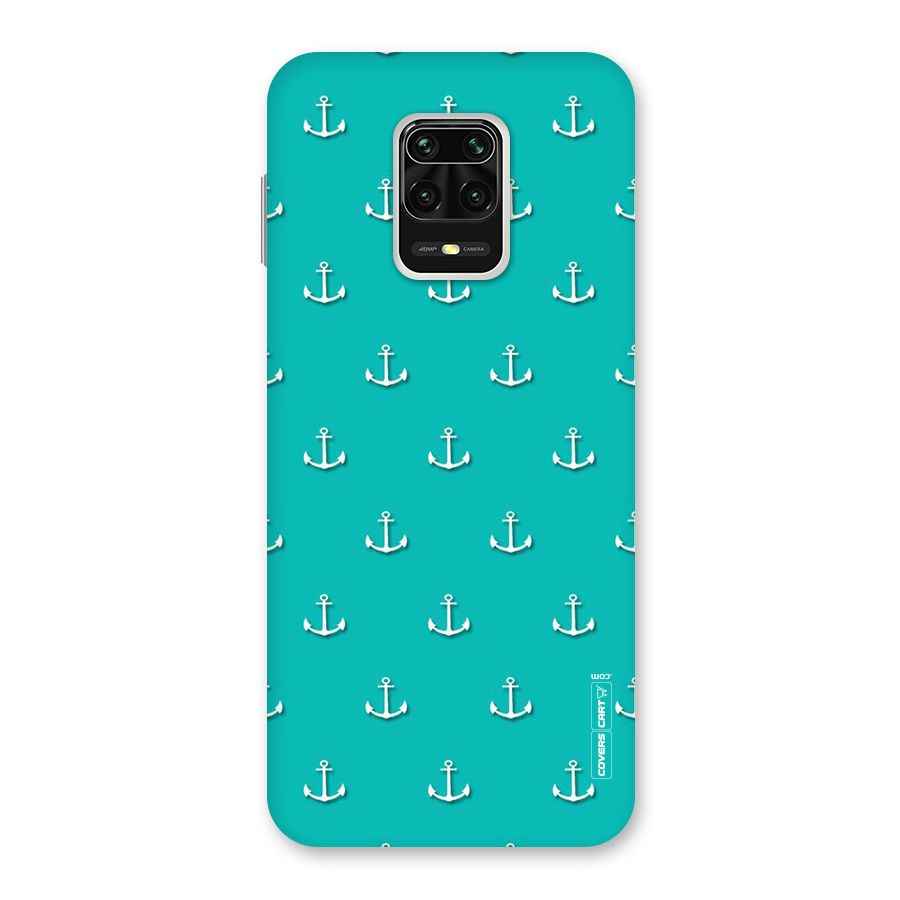 Light Blue Anchor Back Case for Redmi Note 9 Pro