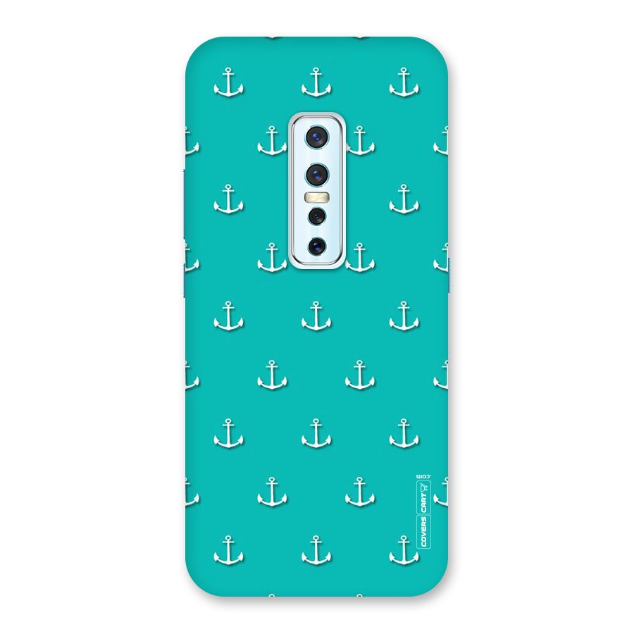 Light Blue Anchor Back Case for Vivo V17 Pro