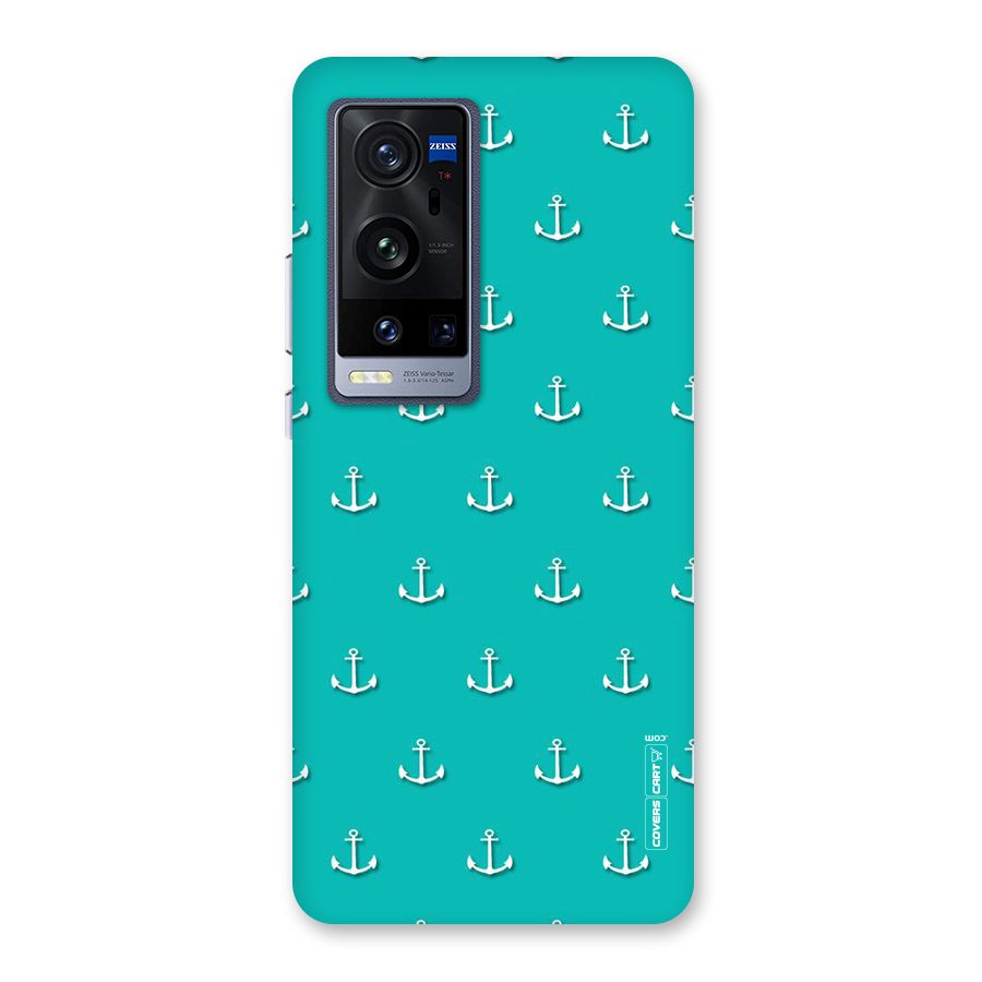 Light Blue Anchor Back Case for Vivo X60 Pro Plus