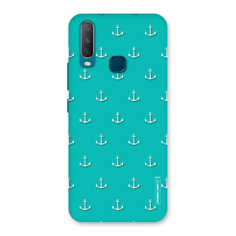 Light Blue Anchor Back Case for Vivo Y11