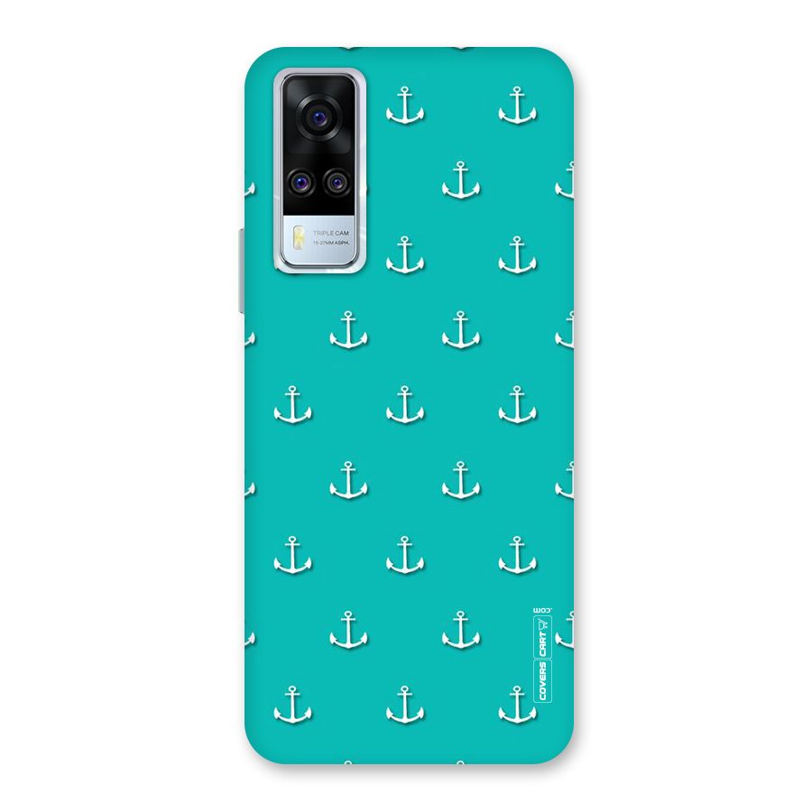 Light Blue Anchor Back Case for Vivo Y31