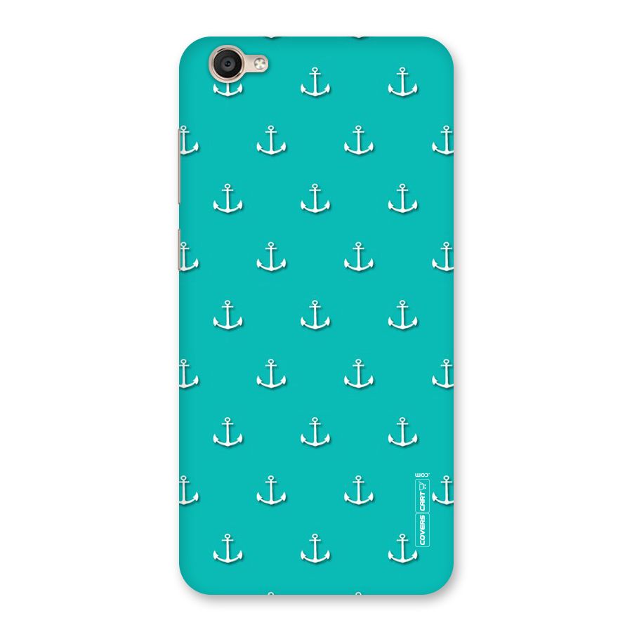 Light Blue Anchor Back Case for Vivo Y55s