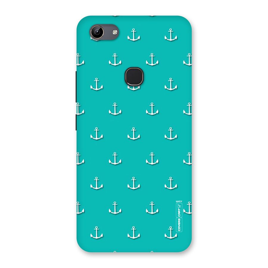 Light Blue Anchor Back Case for Vivo Y81