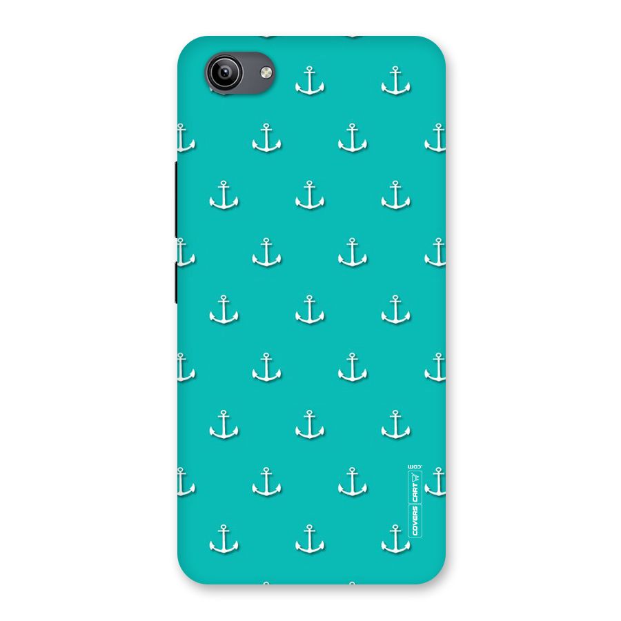 Light Blue Anchor Back Case for Vivo Y81i