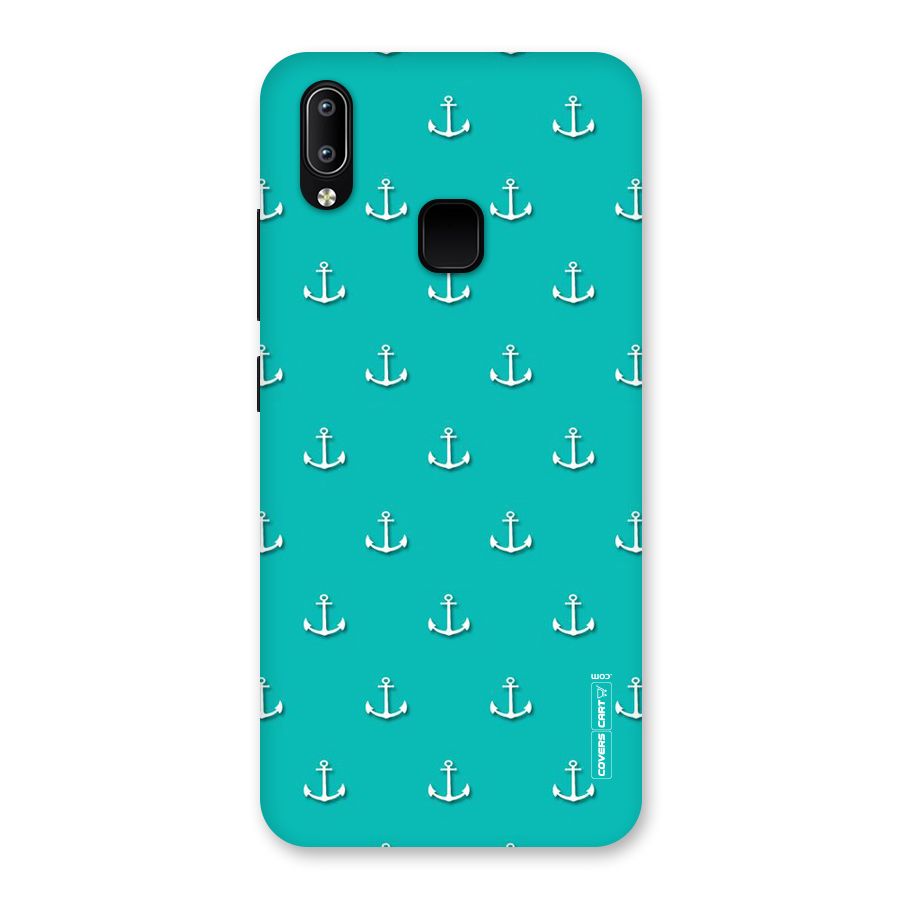 Light Blue Anchor Back Case for Vivo Y93