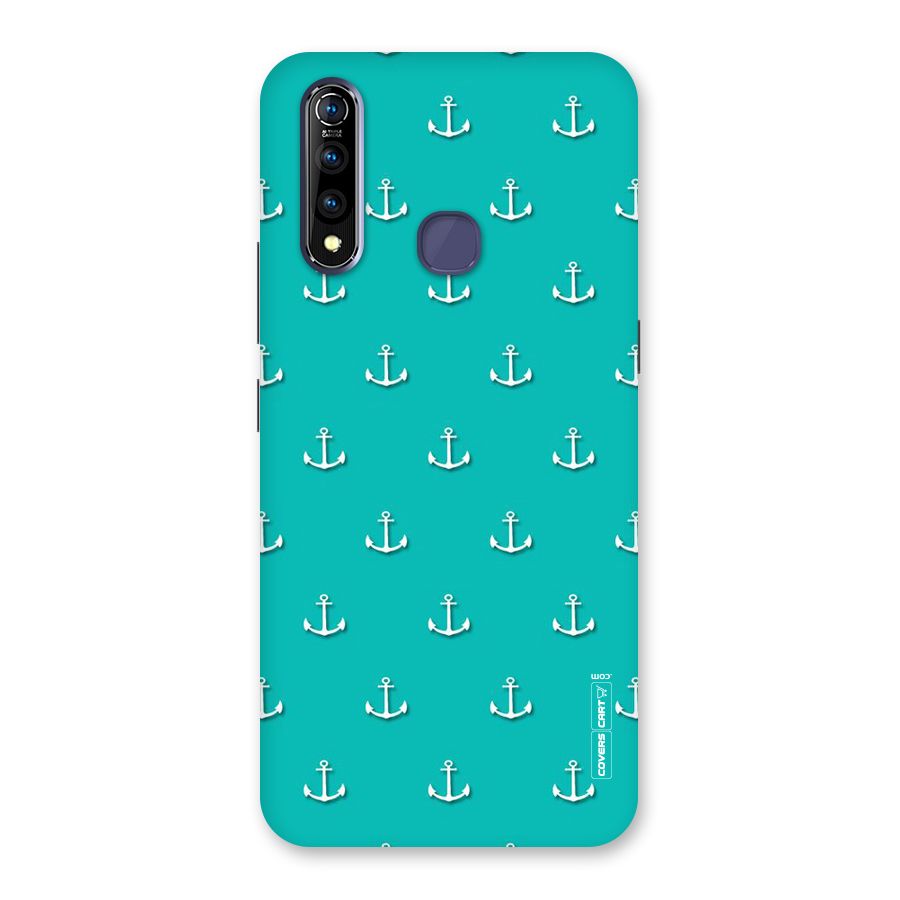 Light Blue Anchor Back Case for Vivo Z1 Pro
