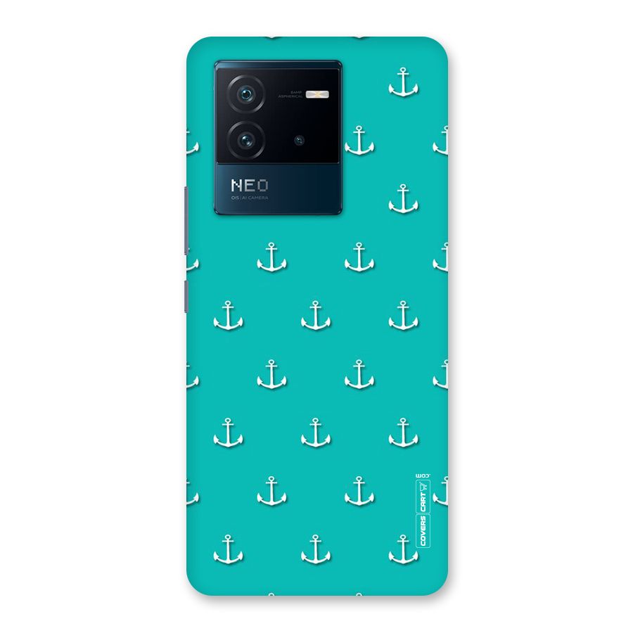 Light Blue Anchor Back Case for Vivo iQOO Neo 6 5G