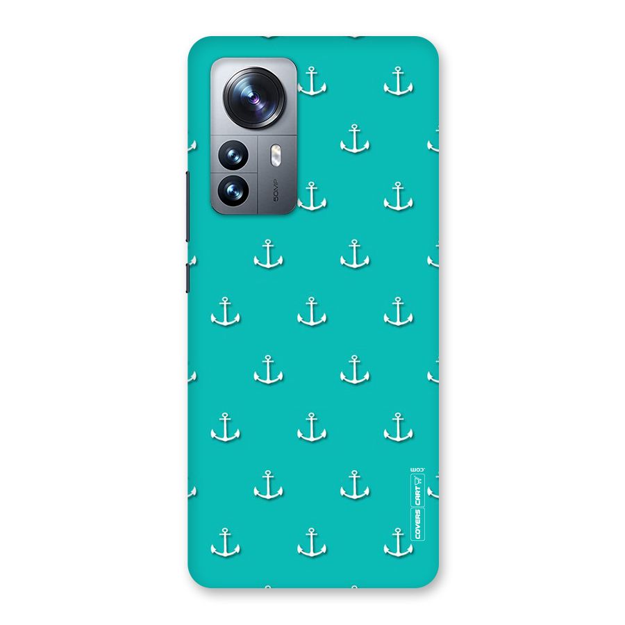 Light Blue Anchor Back Case for Xiaomi 12 Pro