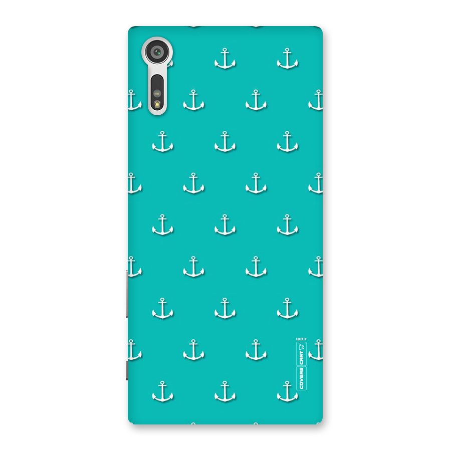 Light Blue Anchor Back Case for Xperia XZ