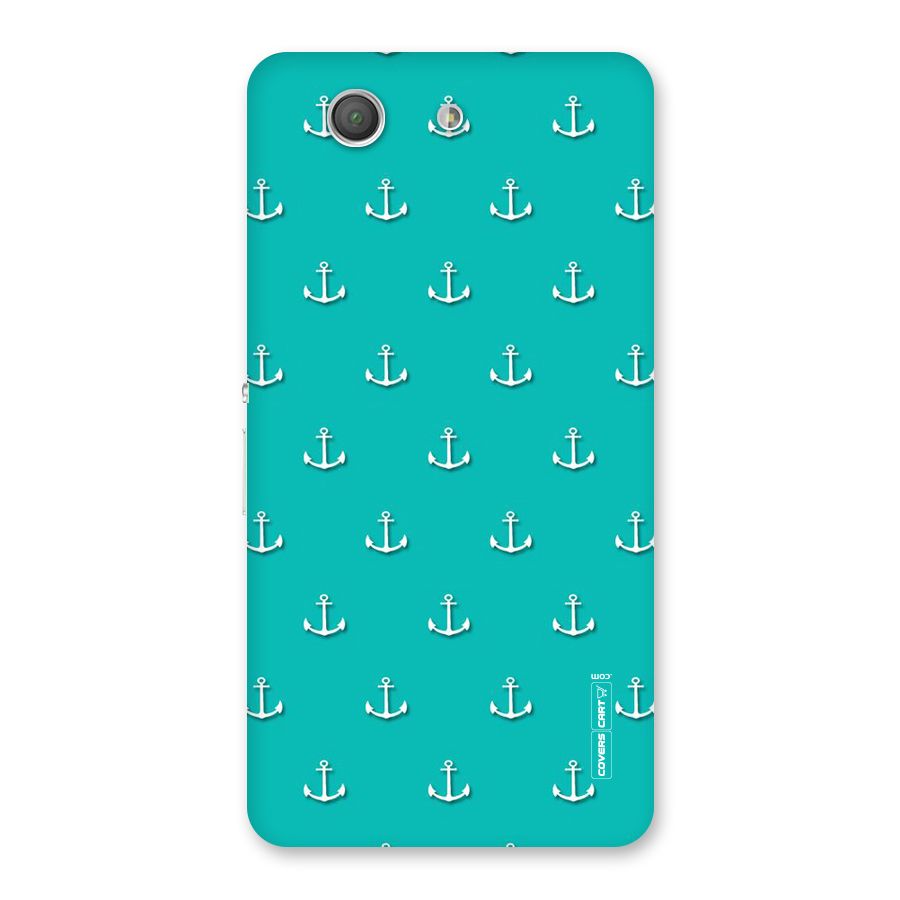 Light Blue Anchor Back Case for Xperia Z3 Compact