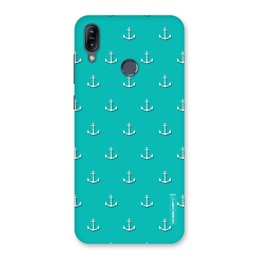 Light Blue Anchor Back Case for Zenfone Max M2