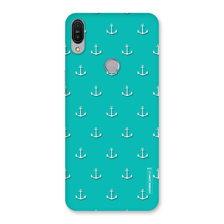 Light Blue Anchor Back Case for Zenfone Max Pro M1
