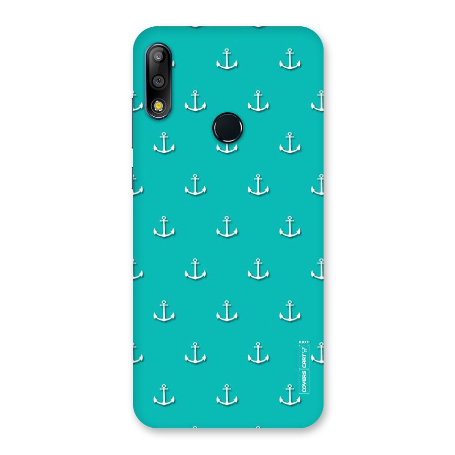Light Blue Anchor Back Case for Zenfone Max Pro M2
