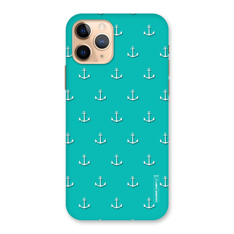 Light Blue Anchor Back Case for iPhone 11 Pro