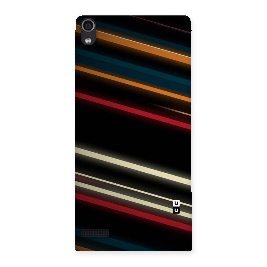 Light Diagonal Stripes Back Case for Ascend P6