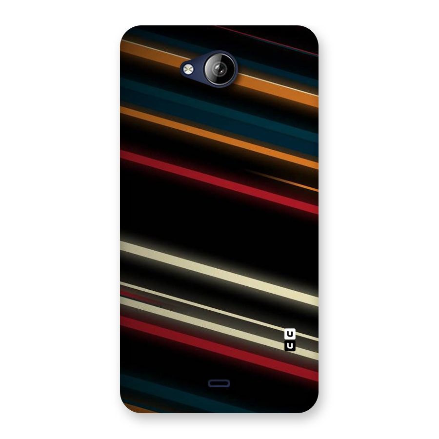 Light Diagonal Stripes Back Case for Canvas Play Q355