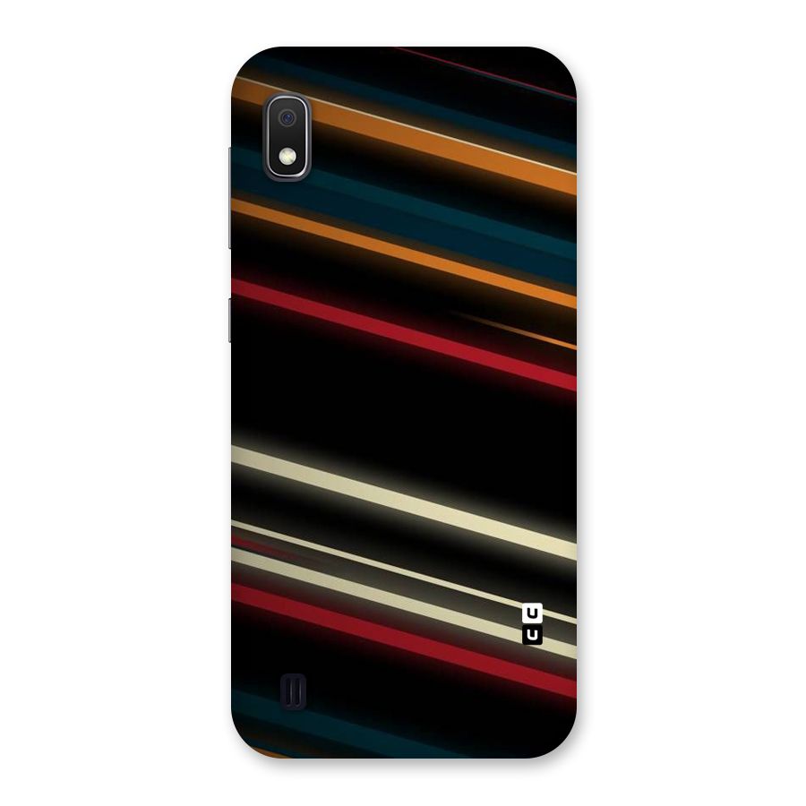 Light Diagonal Stripes Back Case for Galaxy A10